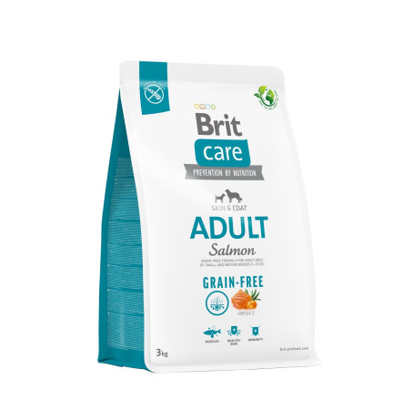 Brit Care Grain Free Adult Salmon 3 кг